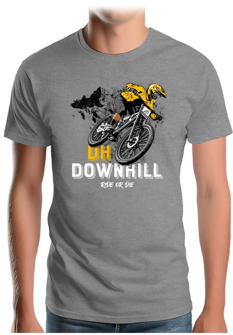T-Shirt Homme Vélo DH Downhill, Ride or die