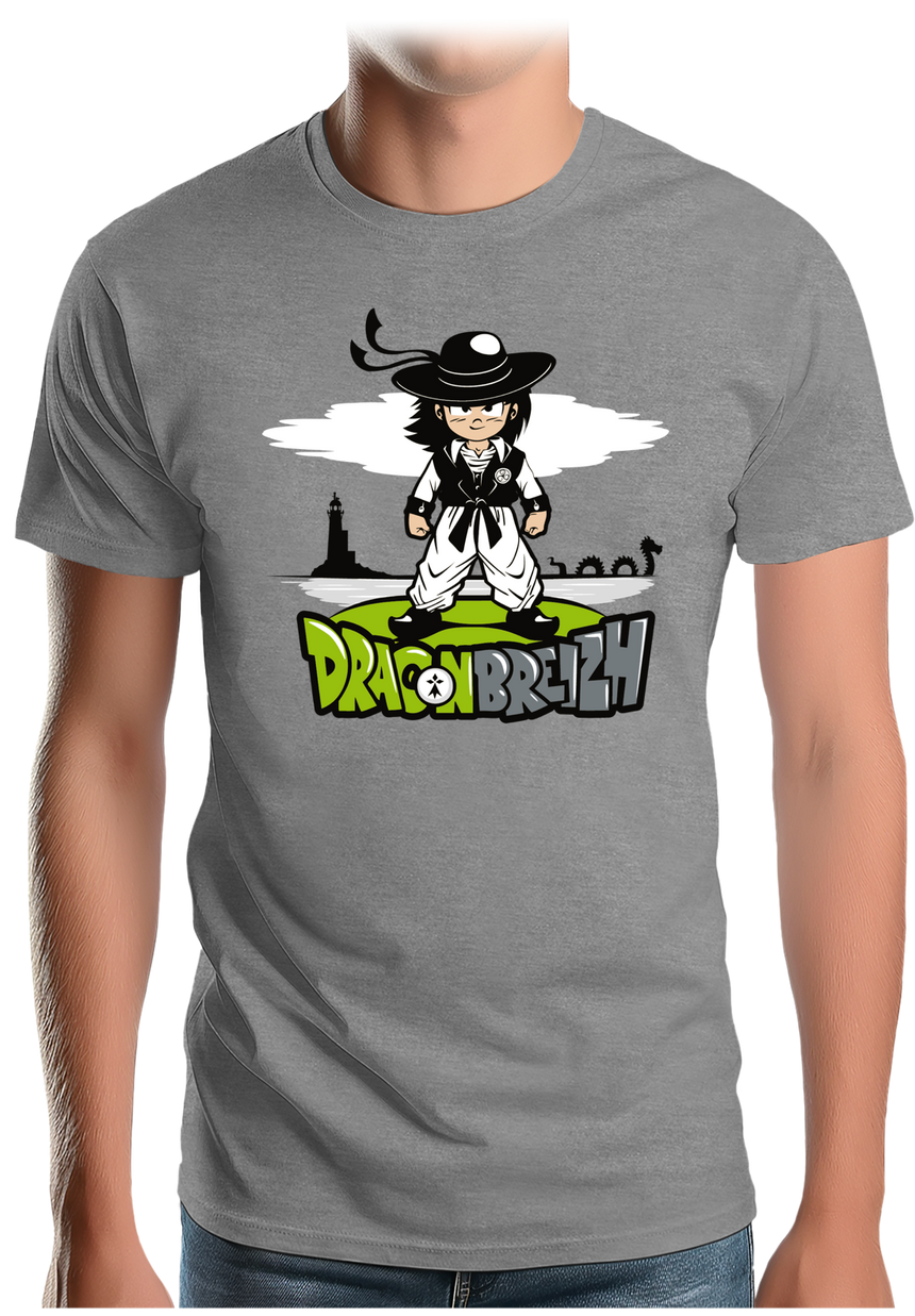 T-Shirt Homme Dragon breizh un nouveau saiyan