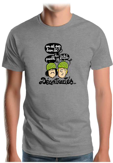 T-Shirt Homme Glands Décontractés