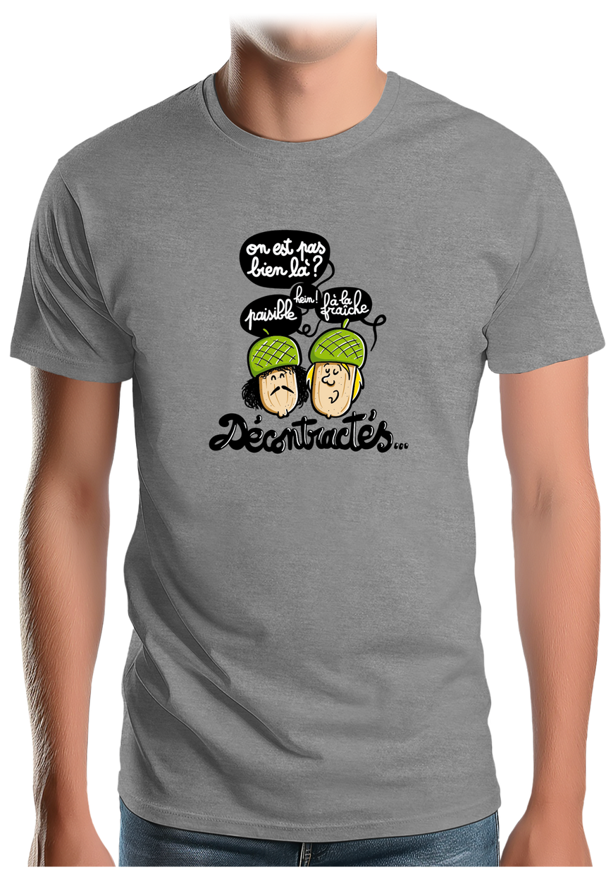 T-Shirt Homme Glands Décontractés