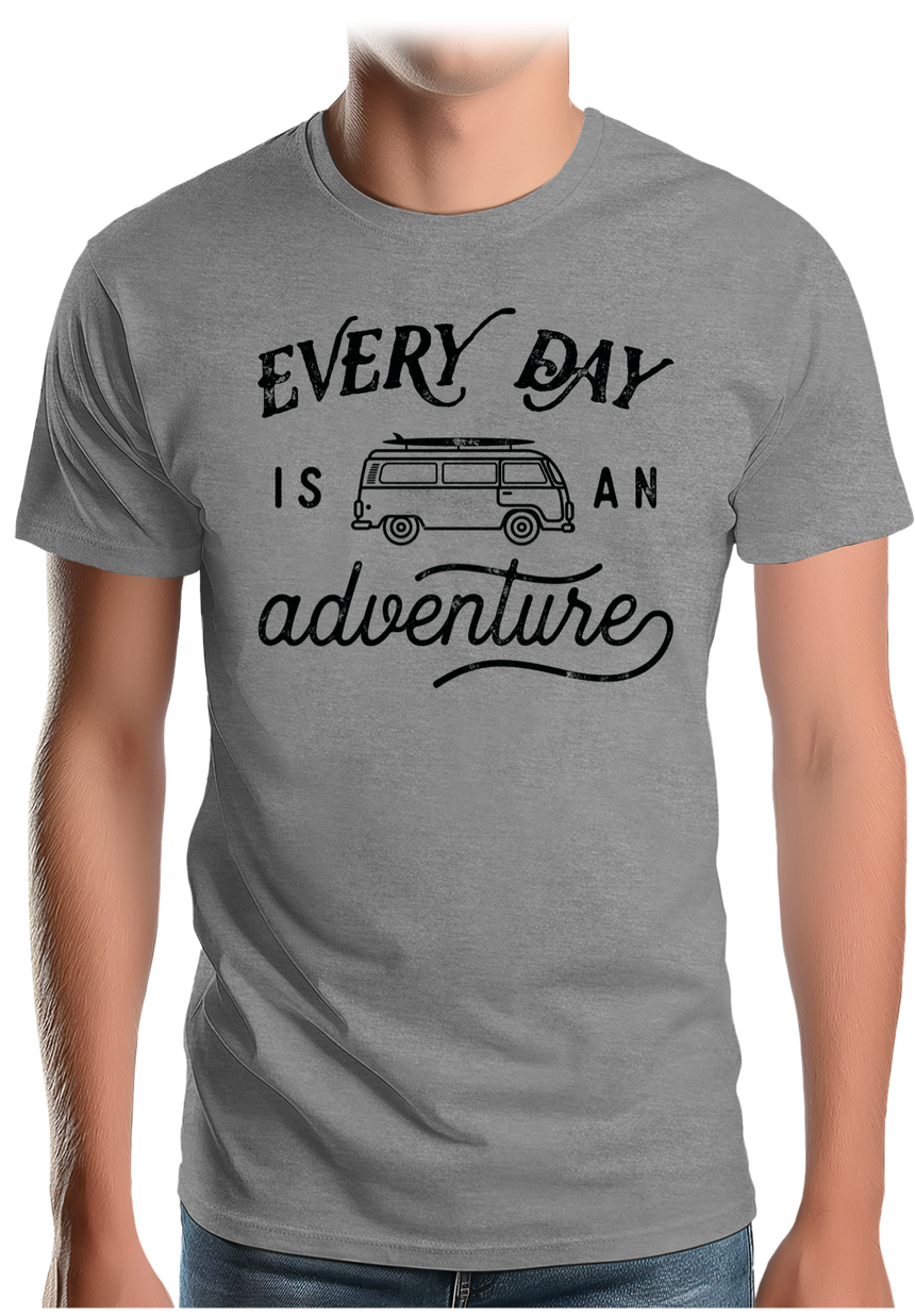 T-Shirt Homme Every day in a van is an adventure