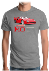 T-Shirt Homme F40 le V8 iconique