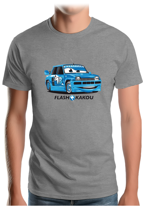 T-Shirt Homme Voiture Marseillaise flash kakou