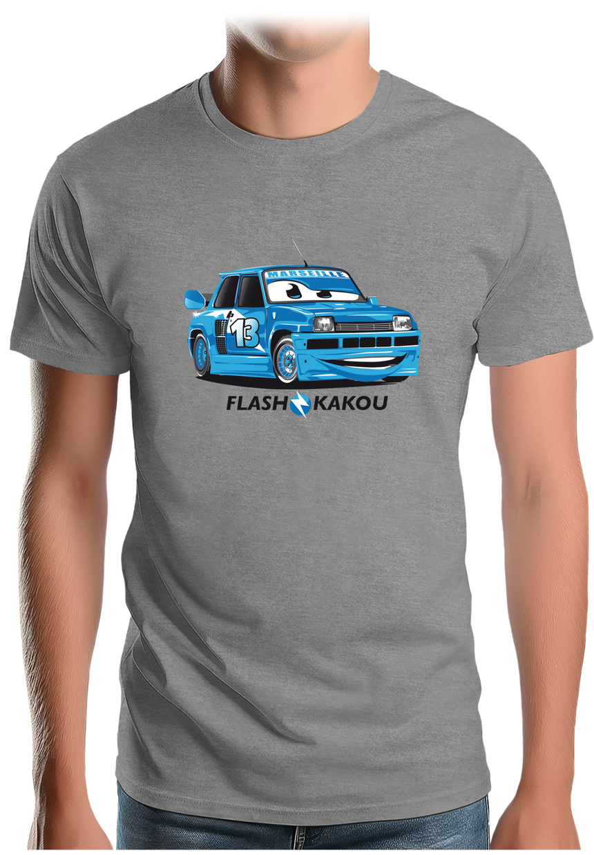 T-Shirt Homme Voiture Marseillaise flash kakou