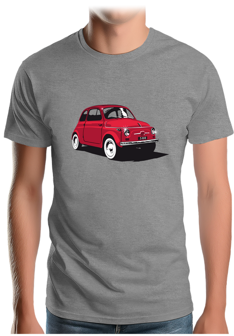 T-Shirt Homme Voiture Italienne 500 Luxe