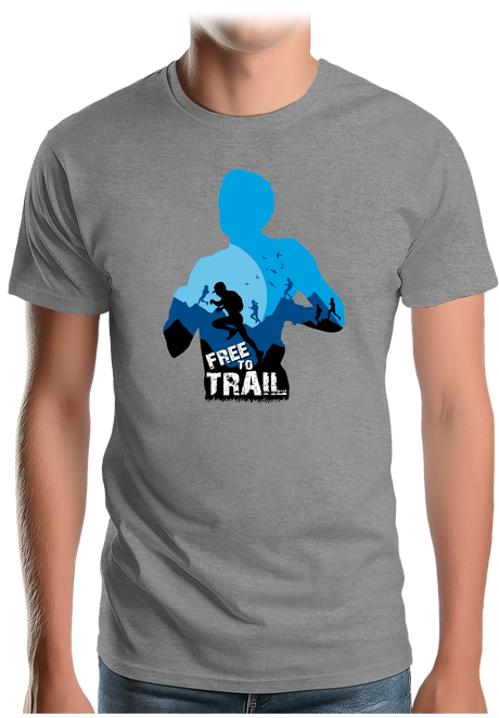 T-Shirt Homme Trail montagne