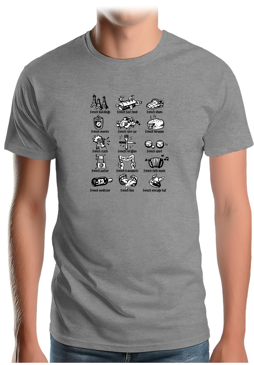 T-Shirt Homme French Symbol
