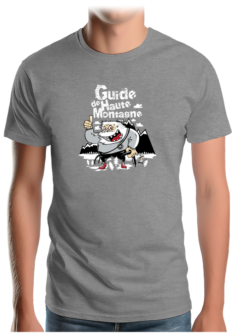 T-Shirt Homme Guide de haute montagne