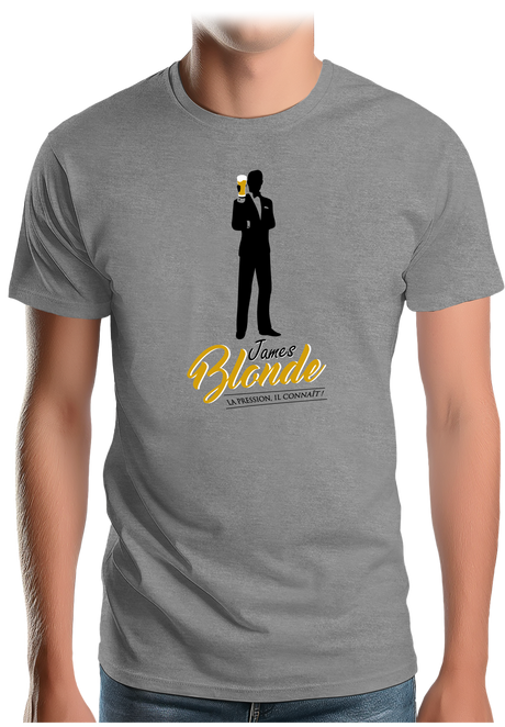 T-Shirt Homme Bière made in James Blonde