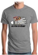 T-Shirt Homme Les fous du Volant de badminton