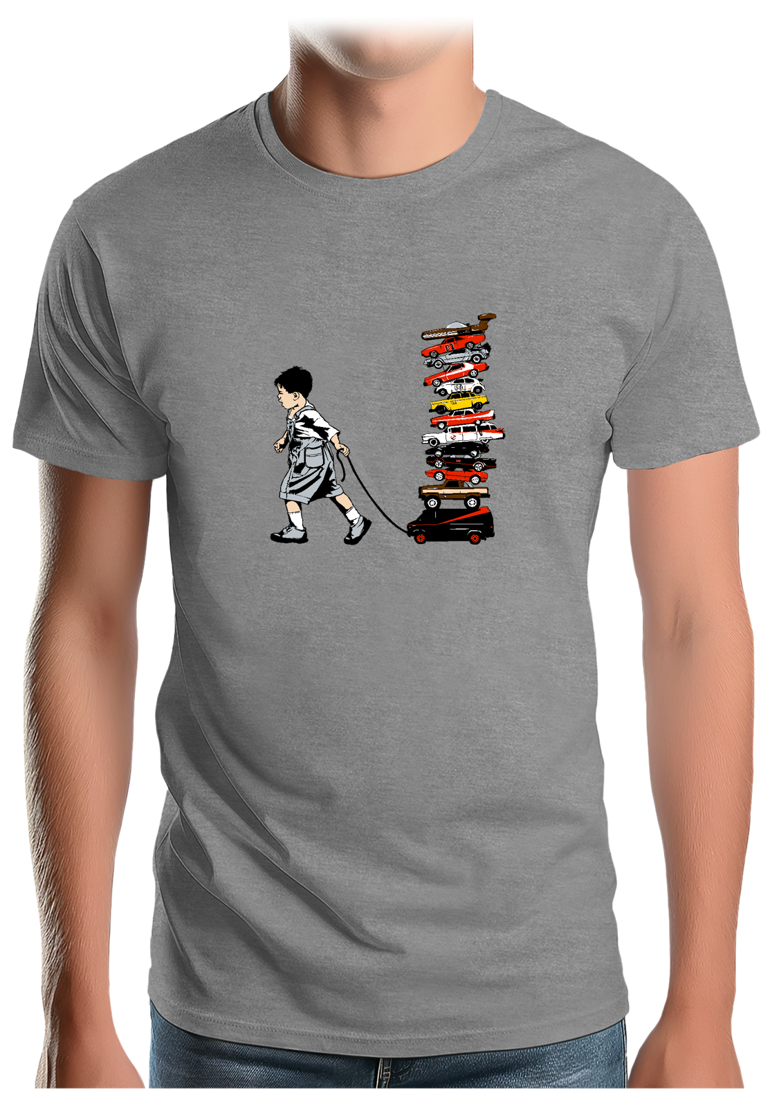 T-Shirt Homme La Collection de voitures via les séries télé