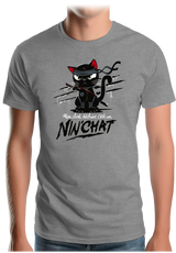 T-Shirt Homme Mon chat déchire tout c'est un Ninja