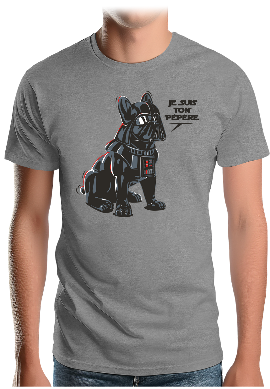 T-Shirt Homme Chien Je suis ton Pépère