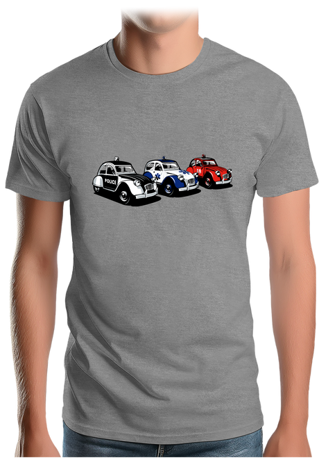 T-Shirt Homme Rescue Deuch - Police - Pompier