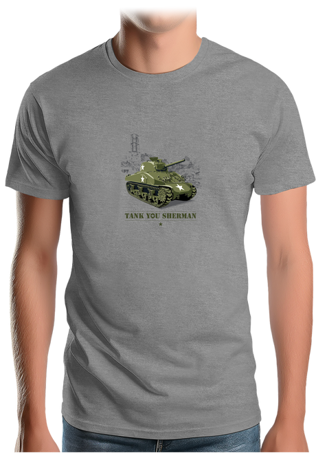 T-Shirt Homme Tank Sherman