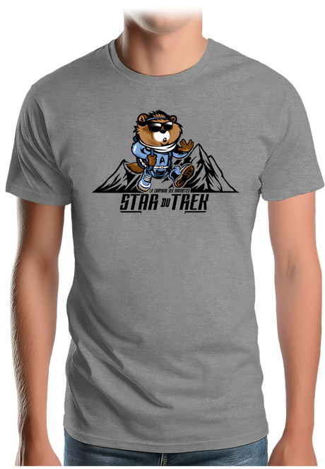 T-Shirt Homme La star du trek