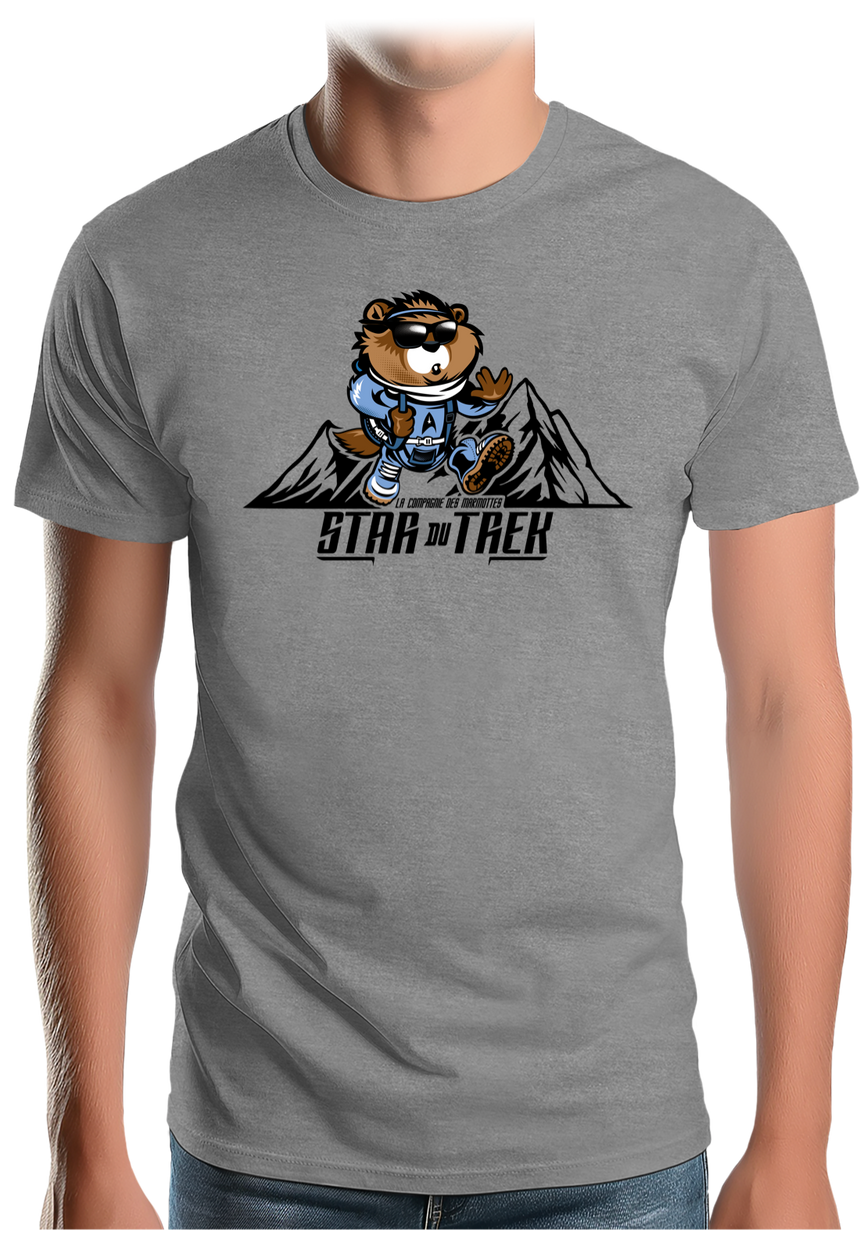 T-Shirt Homme La star du trek