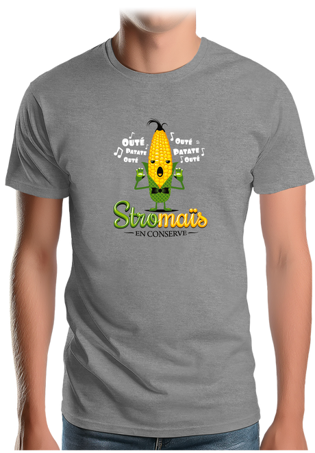T-Shirt Homme Stromais, le chanteur
