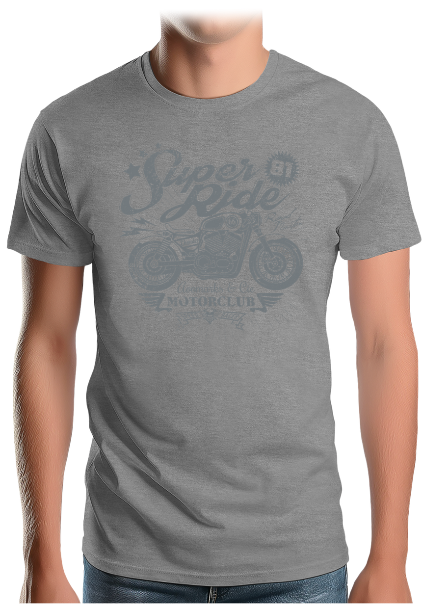 T-Shirt Homme Super ride moto