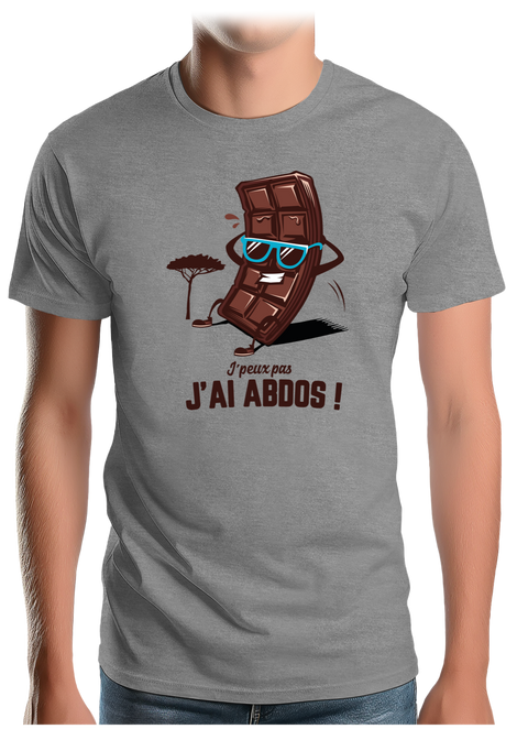 T-Shirt Homme J'peux pas j'ai abdos