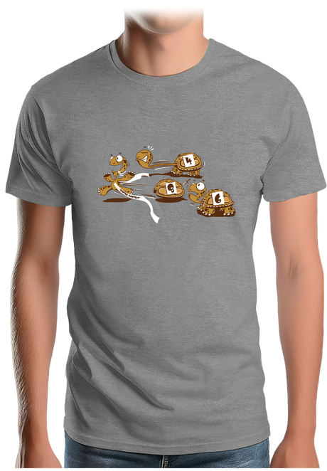 T-Shirt Homme Course de tortues