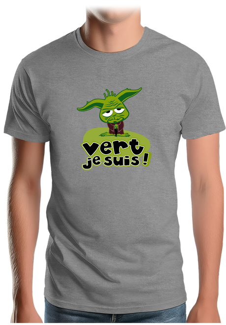 T-Shirt Homme Vert Je Suis