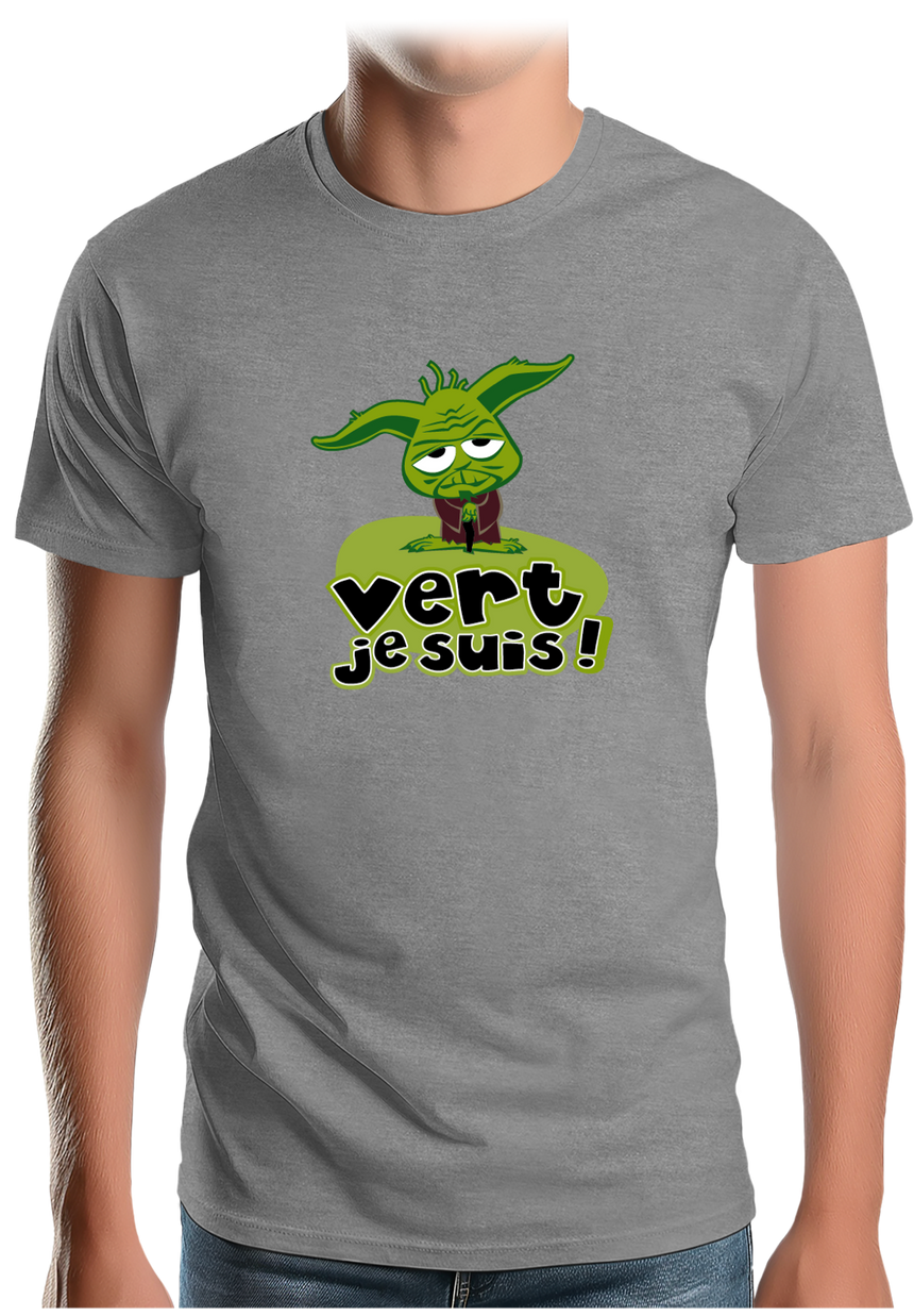 T-Shirt Homme Vert Je Suis