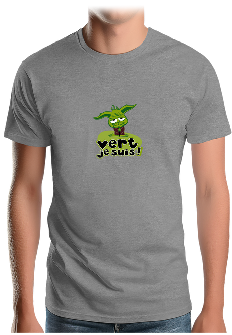 T-Shirt Homme Vert Je Suis