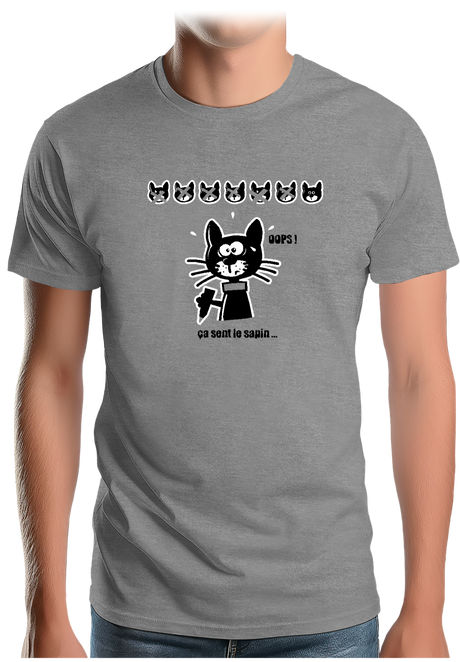 T-Shirt Homme Vie De Chat