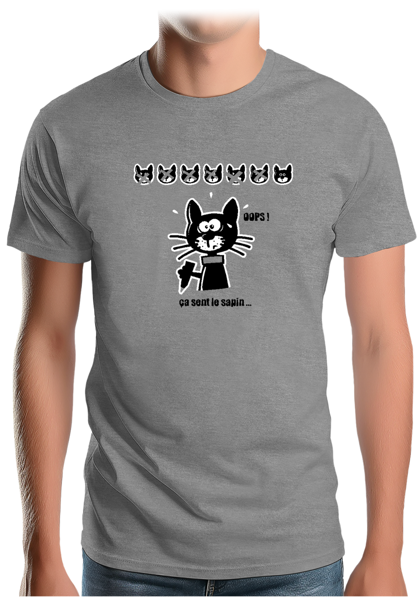T-Shirt Homme Vie De Chat