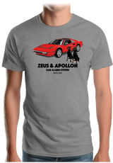T-Shirt Homme Zeus et Apollon Voiture Alarme