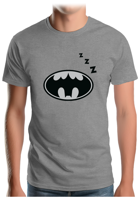 T-Shirt Homme Super héros Bat sommeil