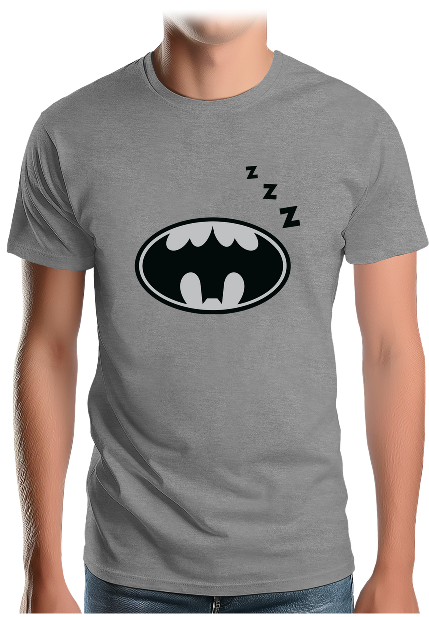 T-Shirt Homme Super héros Bat sommeil