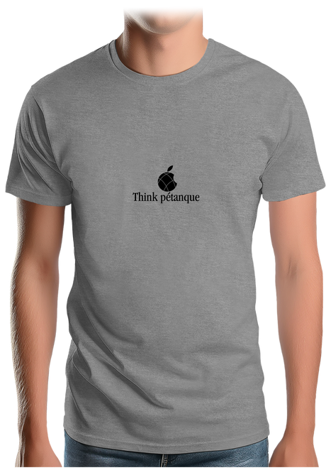T-Shirt Homme Think pétanque