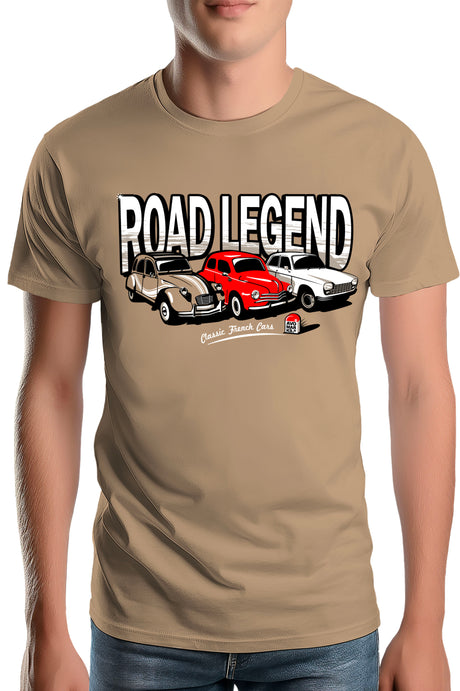 Tee-Shirt Homme Road Legend renault peugeot