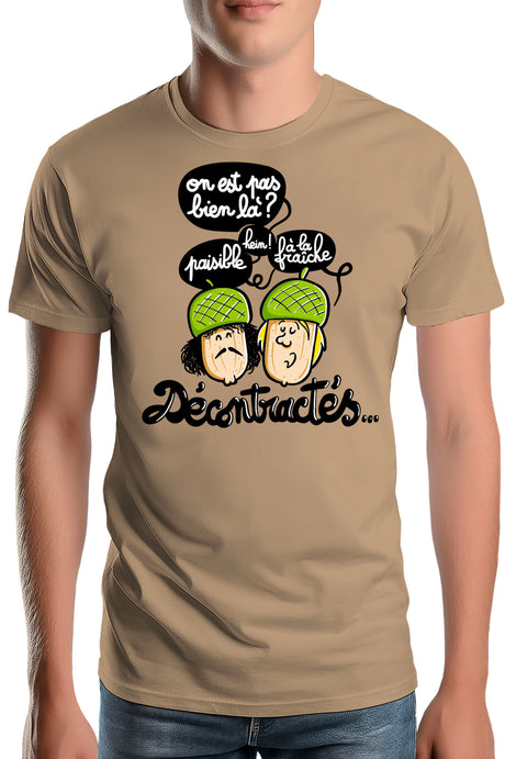 Tee-Shirt Homme Décontractes Gland