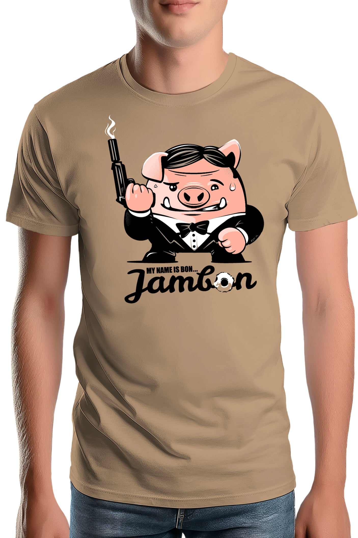 Tee-Shirt Homme My name is Jean JAMBON