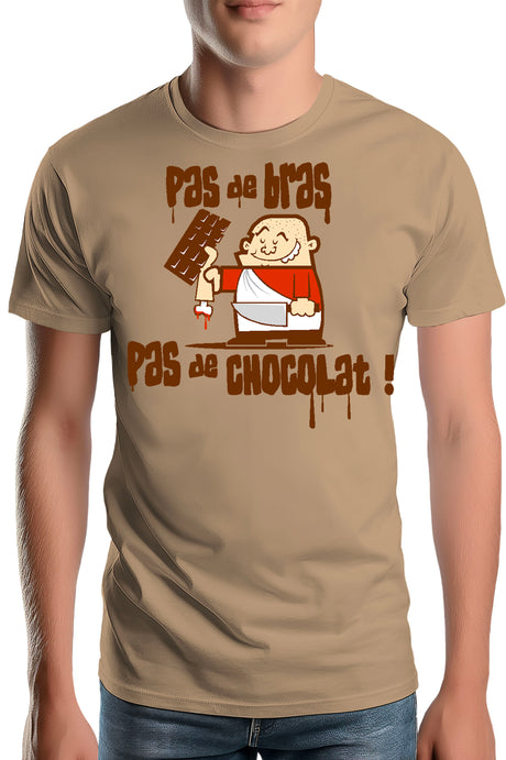 Tee-Shirt Homme Pas De Bras Pas De Chocolat