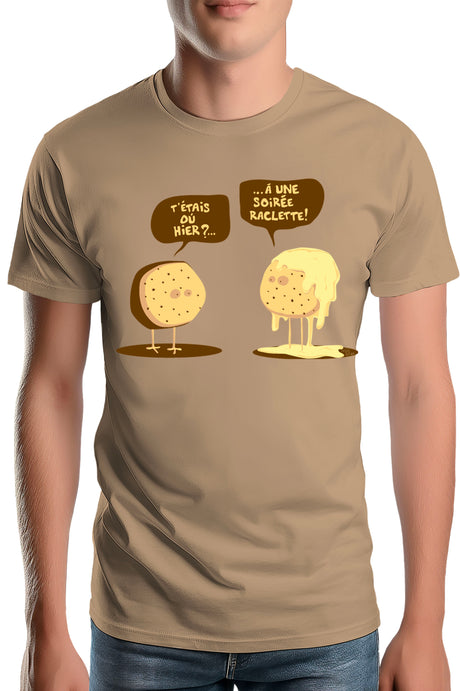 Tee-Shirt Homme Raclette party