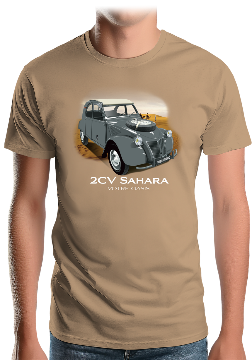T-Shirt Homme La 2CV du Sahara