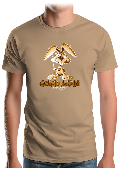 T-Shirt Homme Chaud lapin s'abstenir