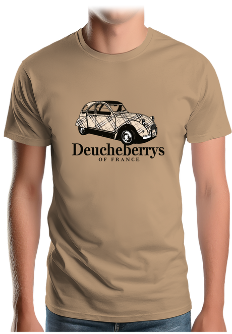 T-Shirt Homme Voiture 2CV Deuchberrys