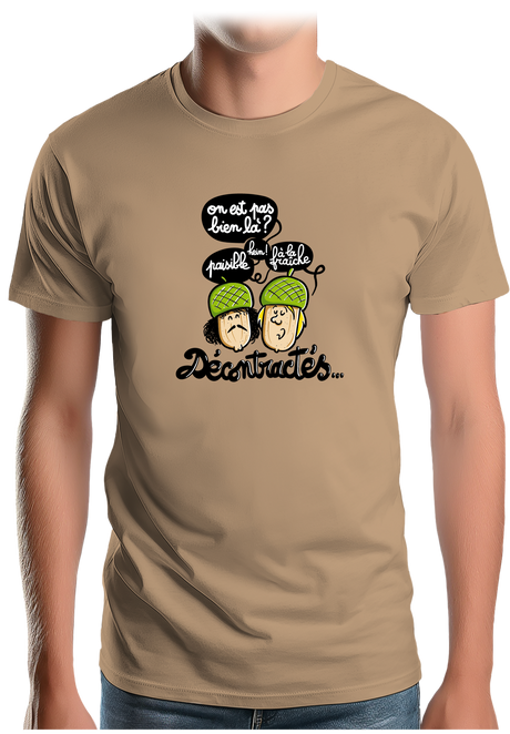 T-Shirt Homme Glands Décontractés