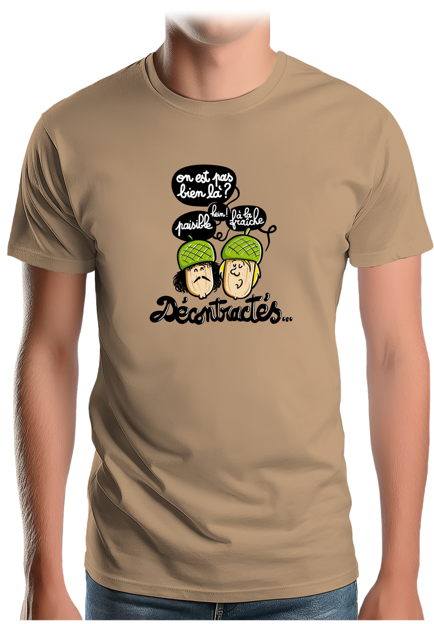 T-Shirt Homme Glands Décontractés