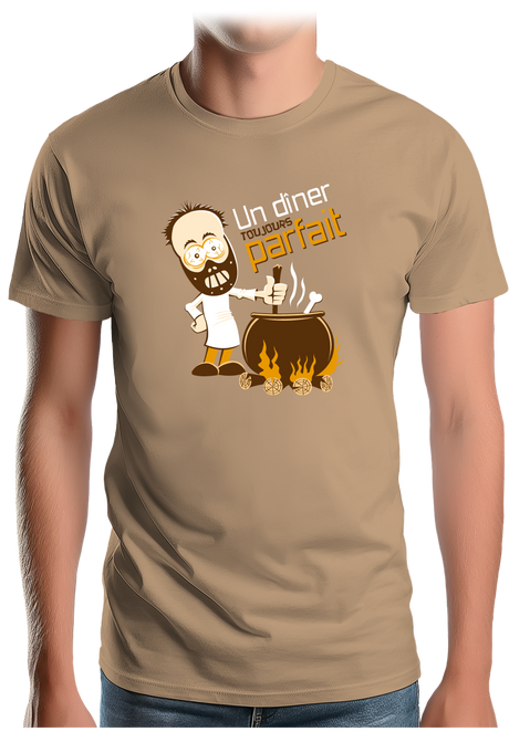 T-Shirt Homme Un Diner Toujours Parfait