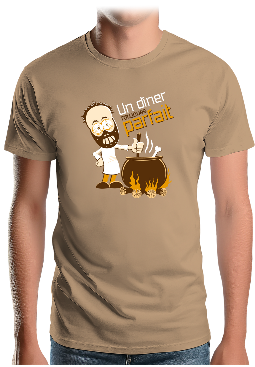 T-Shirt Homme Un Diner Toujours Parfait