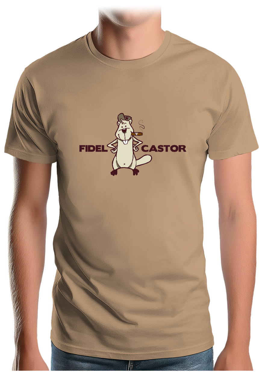 T-Shirt Homme Fidel Castor