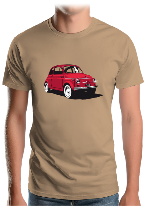 T-Shirt Homme Voiture Italienne 500 Luxe