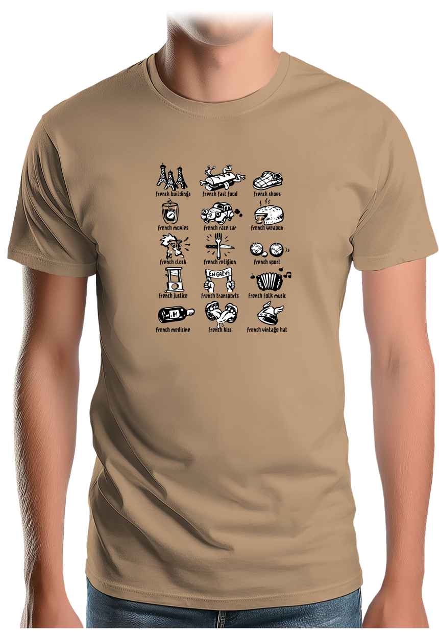 T-Shirt Homme French Symbol
