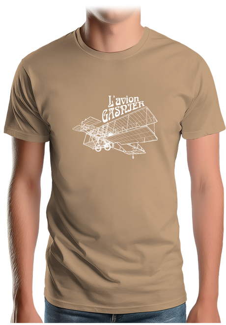 T-Shirt Homme Avion Rene Gasnier